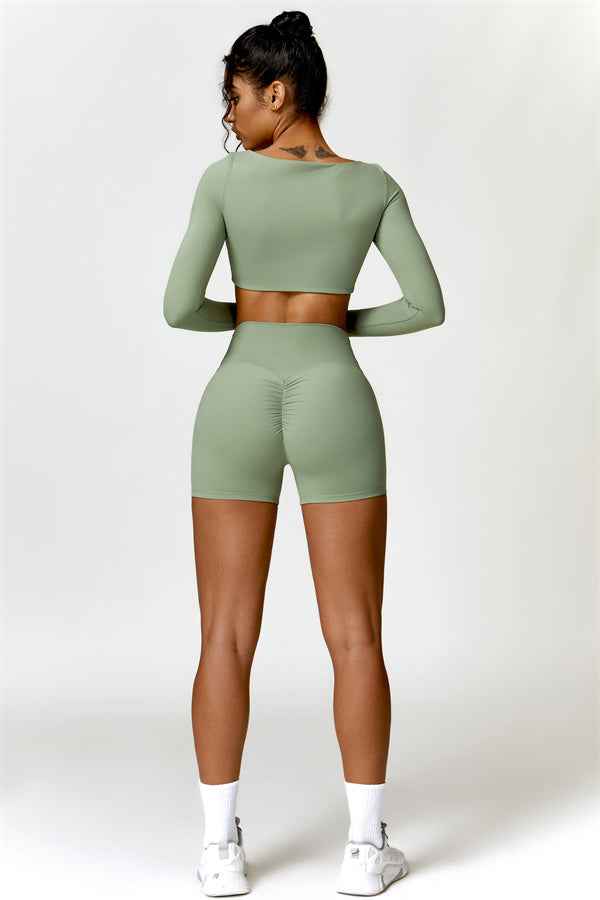 Olivia Crop Top Shorts 2-Piece Set