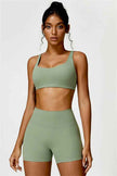 Olivia Sports Bra Shorts 2-Piece Set
