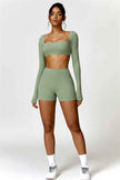Olivia Crop Top Shorts 2-Piece Set