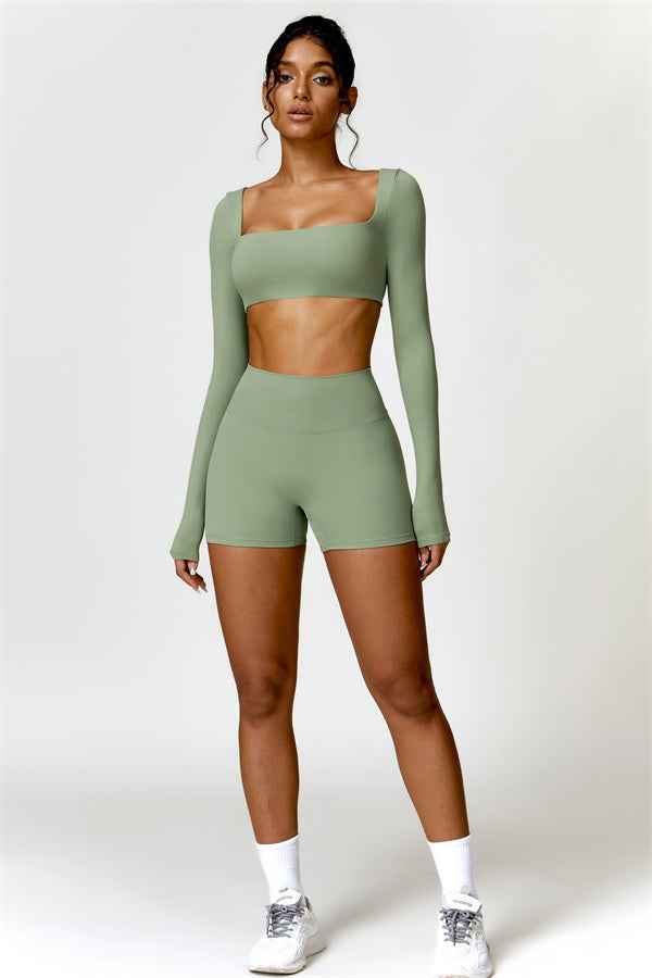 Olivia Crop Top Shorts 2-Piece Set
