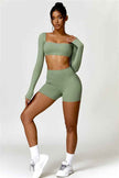 Olivia Crop Top Shorts 2-Piece Set