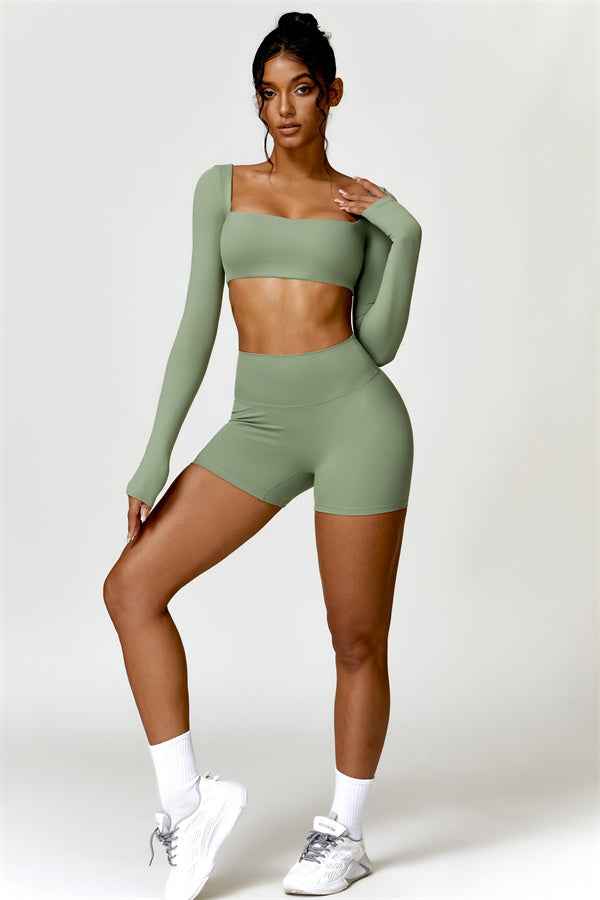Olivia Crop Top Shorts 2-Piece Set