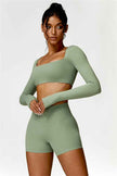 Olivia Crop Top Shorts 2-Piece Set