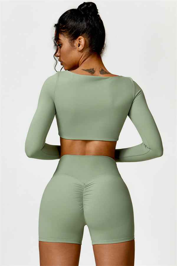 Olivia Crop Top Shorts 2-Piece Set