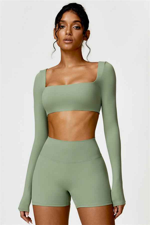 Olivia Crop Top Shorts 2-Piece Set