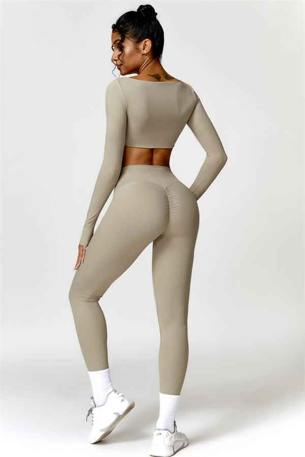 Olivia Crop Top Leggings 2-Piece Set