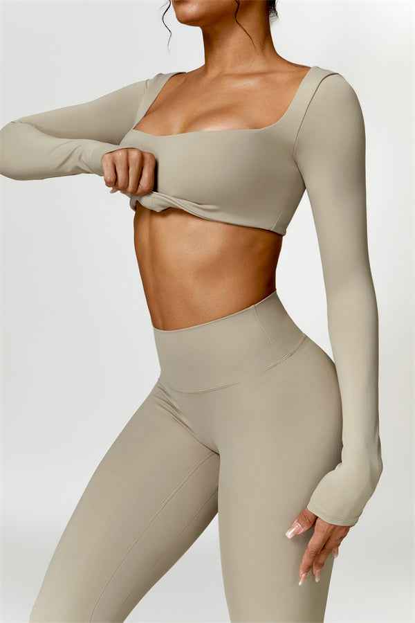 Olivia Crop Top Leggings 2-Piece Set