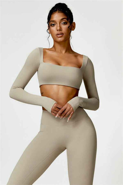 Olivia Crop Top Leggings 2-Piece Set