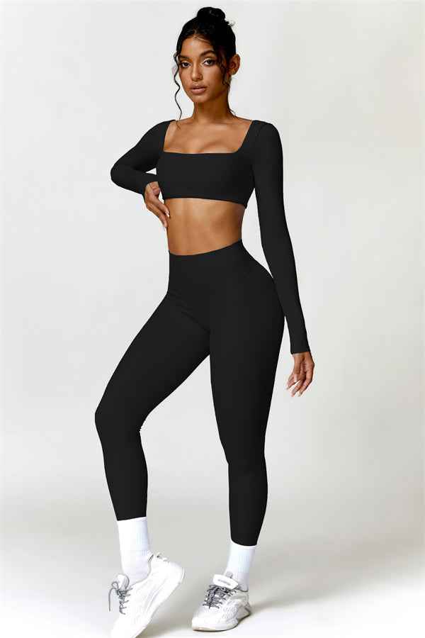 Olivia Crop Top Leggings 2-Piece Set