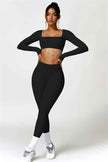 Olivia Crop Top Leggings 2-Piece Set