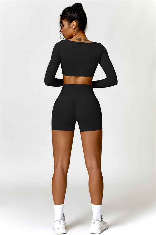 Olivia Crop Top Shorts 2-Piece Set