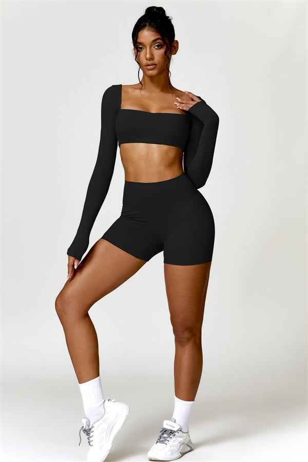 Olivia Crop Top Shorts 2-Piece Set