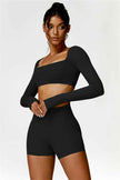 Olivia Crop Top Shorts 2-Piece Set