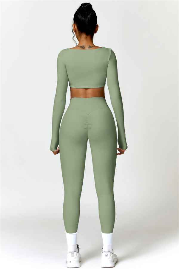Olivia Crop Top Leggings 2-Piece Set