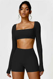 Olivia Crop Top Shorts 2-Piece Set