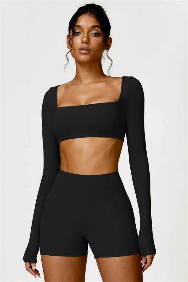Olivia Crop Top Shorts 2-Piece Set