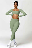 Olivia Crop Top Leggings 2-Piece Set