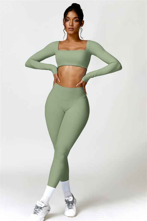 Olivia Crop Top Leggings 2-Piece Set