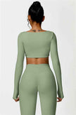 Olivia Crop Top Leggings 2-Piece Set