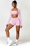 Olivia Crop Top Shorts 2-Piece Set