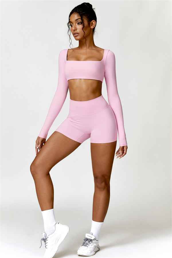 Olivia Crop Top Shorts 2-Piece Set
