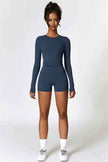 The Isabella Long Sleeve T-shirt Shorts 2-Piece Set