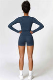 The Isabella Long Sleeve T-shirt Shorts 2-Piece Set