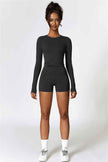 The Isabella Long Sleeve T-shirt Shorts 2-Piece Set