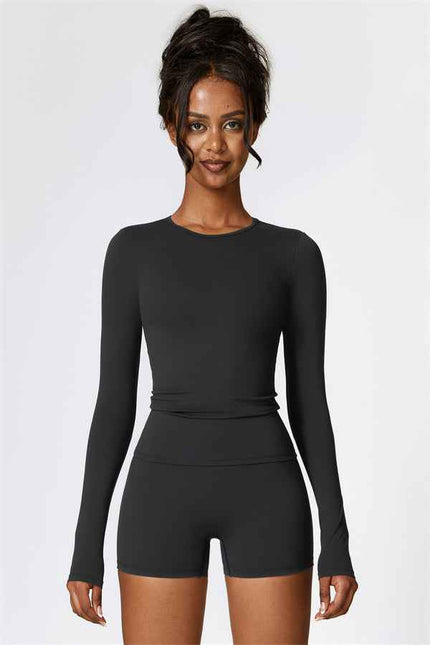 The Isabella Long Sleeve T-shirt Shorts 2-Piece Set