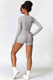 The Isabella Long Sleeve T-shirt Shorts 2-Piece Set