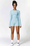 The Isabella Long Sleeve T-shirt Shorts 2-Piece Set