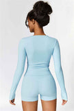 The Isabella Long Sleeve T-shirt Shorts 2-Piece Set