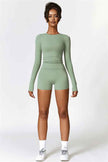 The Isabella Long Sleeve T-shirt Shorts 2-Piece Set