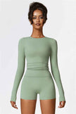The Isabella Long Sleeve T-shirt Shorts 2-Piece Set