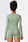 The Isabella Long Sleeve T-shirt Shorts 2-Piece Set