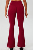 The Ember Sports Bra Crop Top Flared Leggings 3-Piece Set
