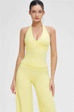The Stride Crop Top Straight Leg Pants 2-Piece Set