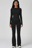 The Oasis Long Sleeve T-shirt Flared Leggings 2-Piece Set