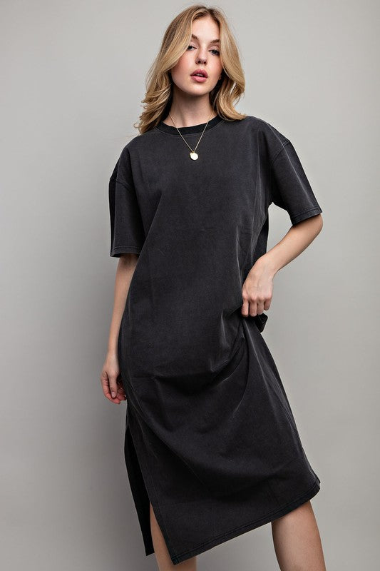 Loose Fit T-Shirt Dress - Pikemla