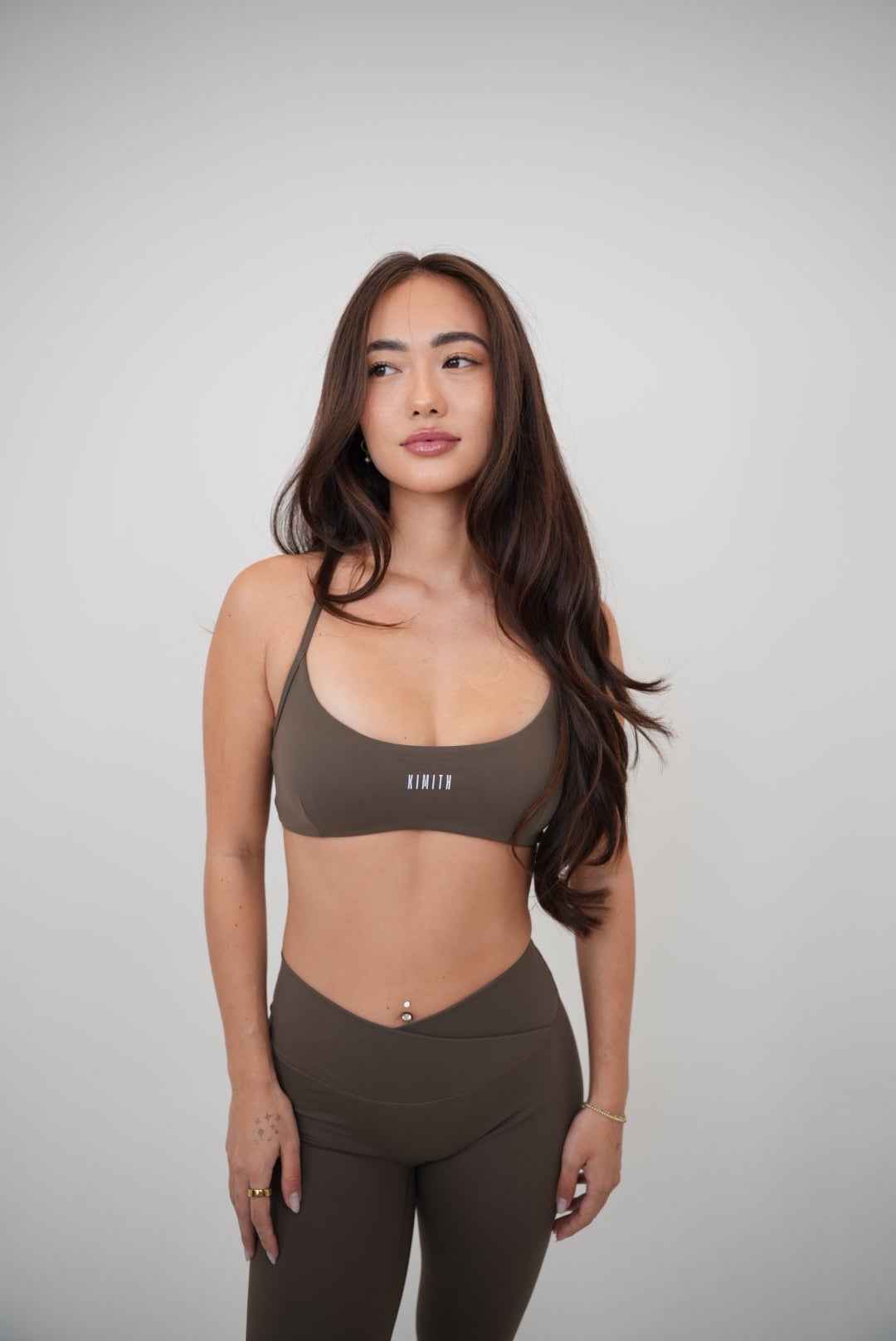 My Time Is Divine Brown Sculpt V-Waist Legging