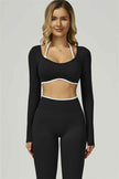 The Prime Line Long Sleeve Crop Top