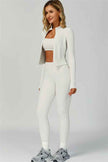 The Burst Jacket Sports Bra Leggings 3-Piece Set