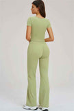 The Sizzle T-shirt Flared Leggings 2-Piece Set