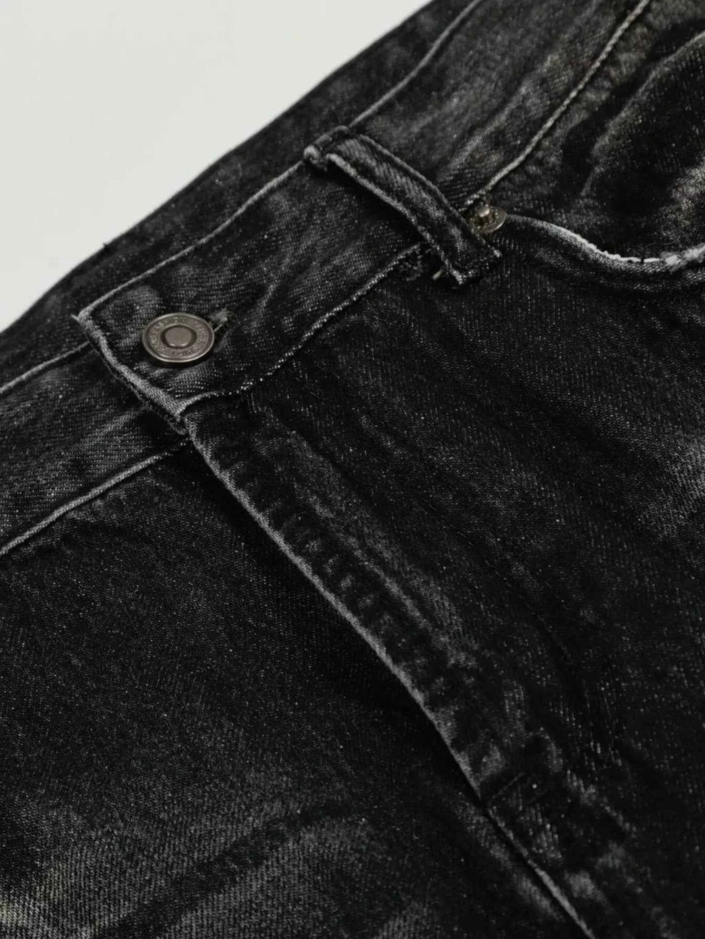 Men's Full Size Vintage Wash Wide Leg Jeans Plus Size