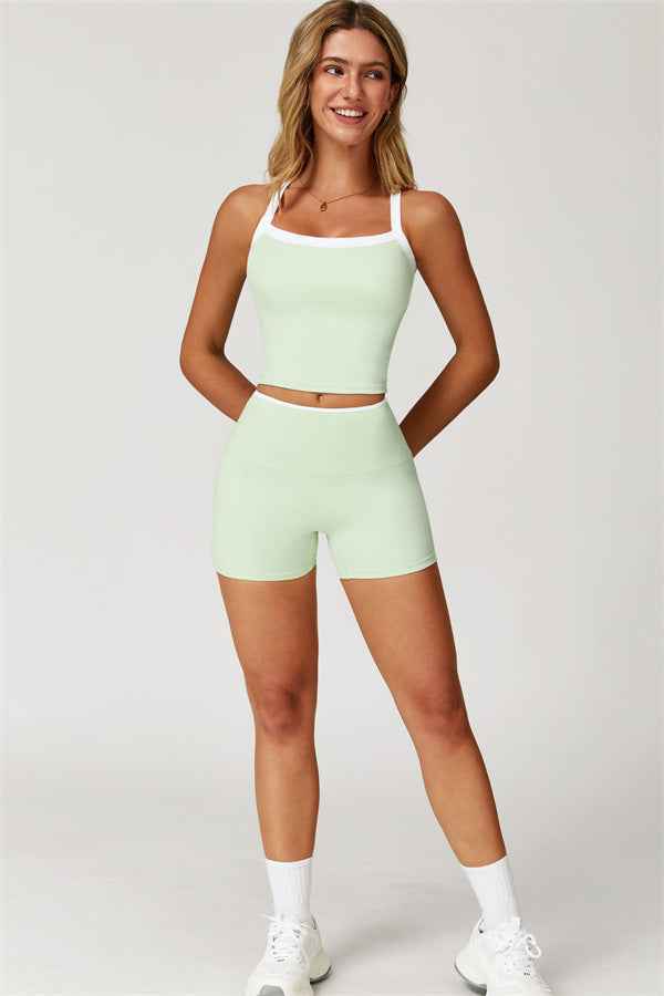 The Quest Cross Back Crop Top