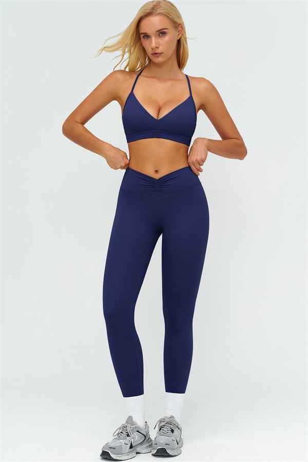 The Lushness Y-Back Sports Bra Leggings 2-Piece Set