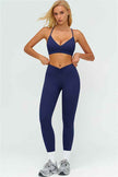 The Lushness Y-Back Sports Bra Leggings 2-Piece Set