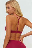 The Lushness Y-Back Sports Bra Flared Leggings 2-Piece Set