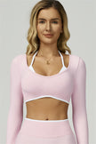 The Prime Line Long Sleeve Crop Top