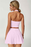 The Boost Halter Crop Top